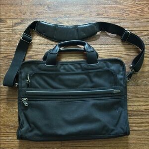 Tumi Black slim Briefcase